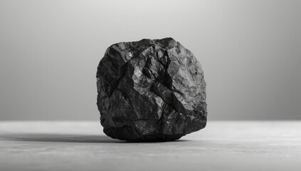 Close-up of basalt rock, highlighting its textured surface and mineral grains for petrology analysis