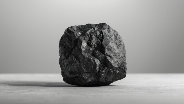 Close-up of basalt rock, highlighting its textured surface and mineral grains for petrology analysis