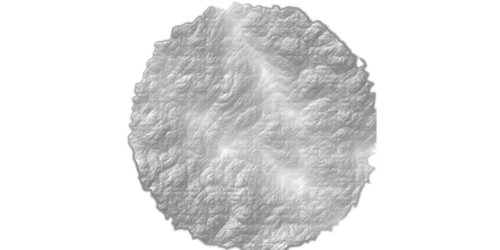 Grey Abstract Wrinkled Surface Texture, 3D Circular Crinkled Material Illustration Isolated on White - Powered by Adobe