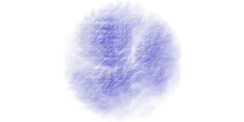 Soft Purple Abstract Crinkled Texture Object, 3D Rendered Lavender Round Wrinkled Shape Isolated on...