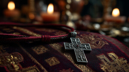 The Bkerk&eacute; Patriarchal Celebration Ceremony takes place in Bkerk&eacute; Lebanon with a sacred cross