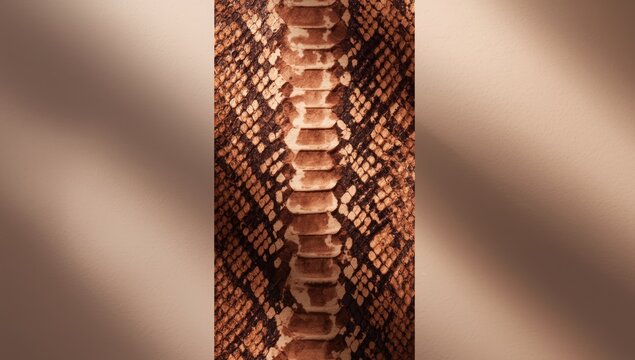 Close-up of a snake skin pattern applied to a UI backdrop for digital interface design, focusing on texture and detail