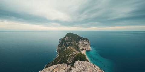 Aerial perspective of the Crimean coastline from Cape Alchak, illustrating natural erosion processes