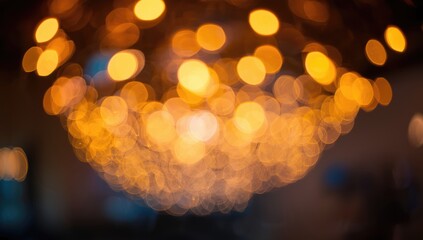 Abstract bokeh background with warm colorful lights, used as editorial header background, aesthetic appeal, seasonal change