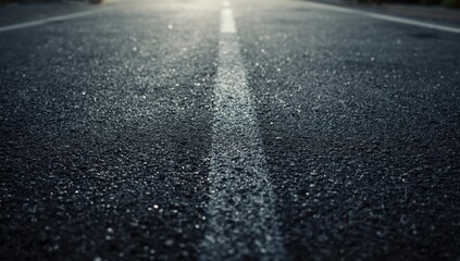 Blacktop asphalt pavement used in road construction, surface texture for traffic load management