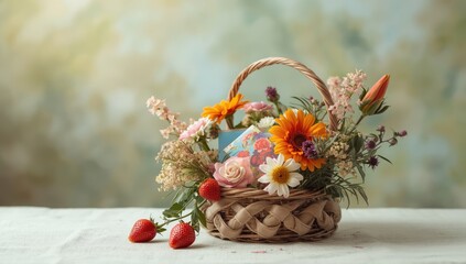 A floral gift bouquet crafted for special occasions, highlighting vibrant blooms and presentation