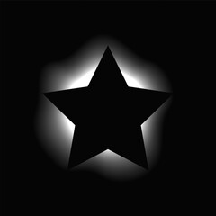 Obraz premium Star illuminate light frame