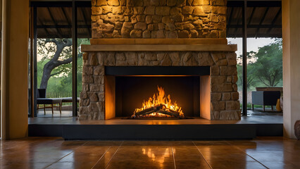 fireplace