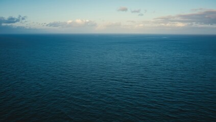 Calm blue ocean and sky, suitable for layout or editorial header use