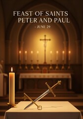 Feast of Saints Peter and Paul June 29 Christian Religious Celebration