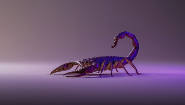 Parabuthus transvaalicus, a robust scorpion with a prominent thick tail, shown in a close-up for educational safety focus