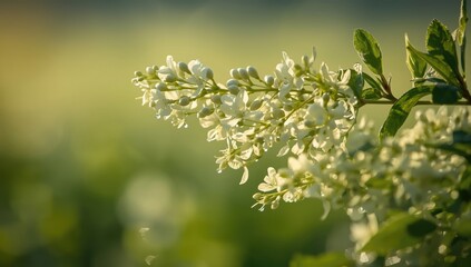 Fototapeta premium Macro shot of blooming buckwheat plants focusing on seed development, used in agricultural analysis
