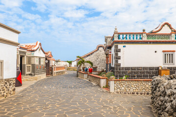Erkan Ancient Residences community in Xiyu island, Penghu County, Taiwan