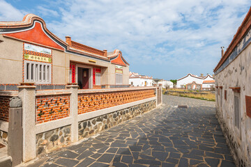 Erkan Ancient Residences community at Xiyu island, Penghu County, Taiwan