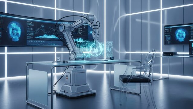 Robotic arm - Powered by Adobe