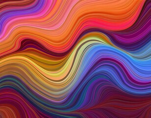 wavy colorful background design