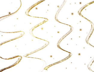 Luxury Hand Drawn Gold Sparkle Lines