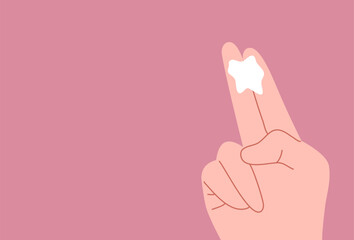 Vaginal discharge symptoms, medical concept of yeast infection, bacterial vaginosis and female reproductive health. Abnormal discharge vector illustration