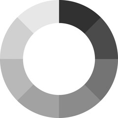 Naklejka premium Droplet style loading spinner animation icon