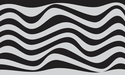 black gray stripes lines wave curves funny style flag curtain graphic abstract background