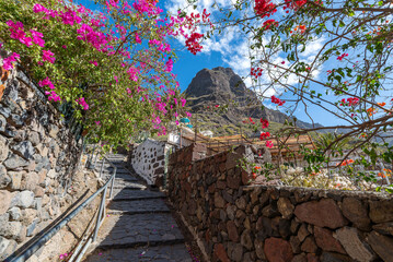 Masca village, the most visited tourist attraction of Tenerife, Spain