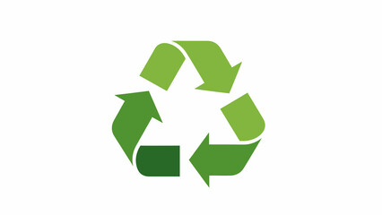 Obraz premium Recycle Symbol Green Arrow Icon Environmental Protection Vector Graphic
