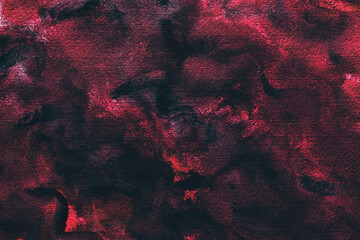 Crimson and Black Abstract Swirls Texture