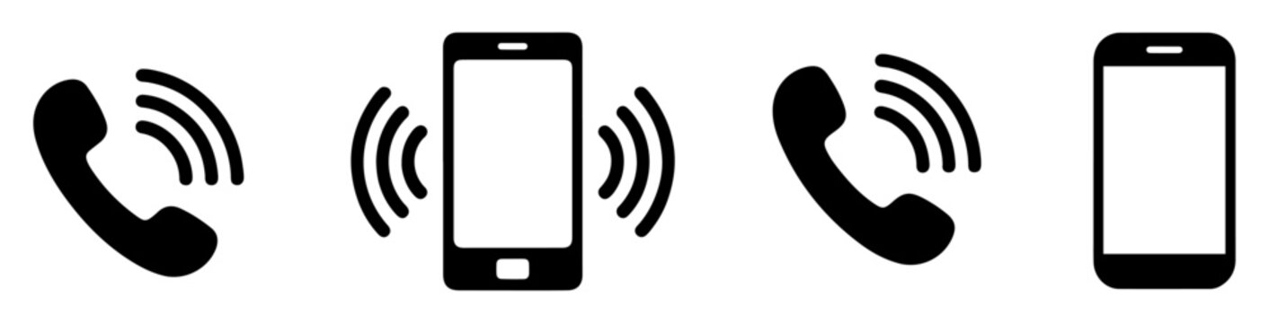 incoming call ringing phone icon