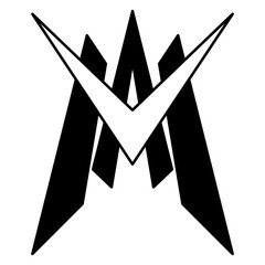 illustration of the letter A logo