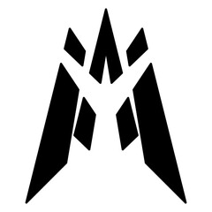 illustration of the letter A logo