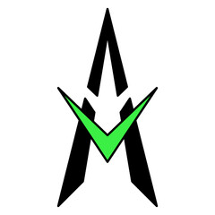 illustration of the letter A logo