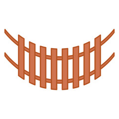 garden fence illustration