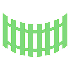 garden fence illustration