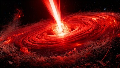 abstract red background with space