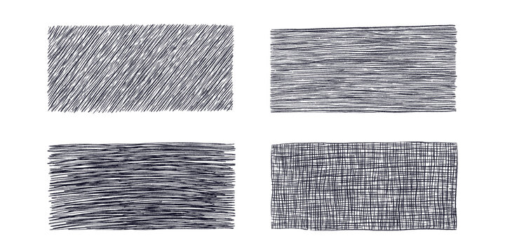 Black hand drawn diagonal, parallel line texture