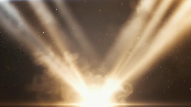 Holy Week abstract sacred light beams background with dark gray gradient and reverent silence