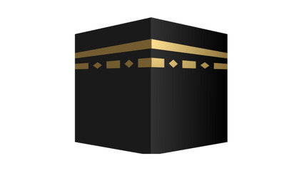 Islamic Holy Kaaba in Makkah Saudi Arabia 3D Illustration
