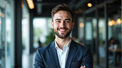 Professional Businessman Smiling
