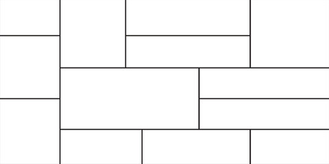 Vector empty photo frame. Collage template for 11 pictures. Frames for memory.eps10