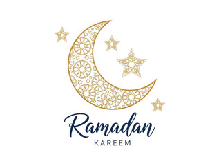 Celebrate ramadan kareem with elegance isolated on transparent background