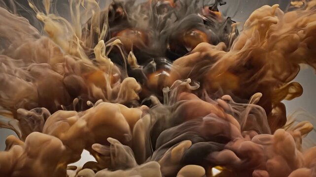 Highly detailed slow motion visualization of the hexagonal Kikkou tortoise shell pattern gently dissolving and forming like ink spreading into water kimono inspired, monochrome, forming