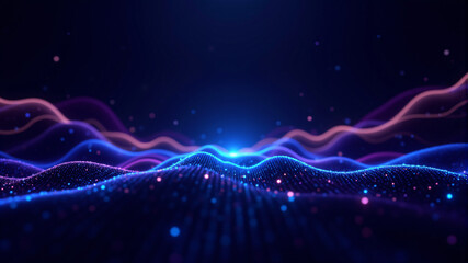 Futuristic Digital Waves