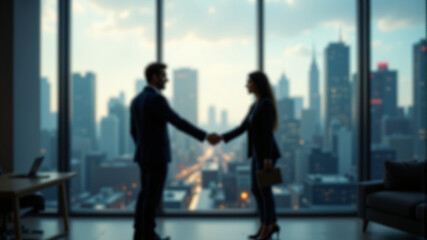 Business Meeting Handshake