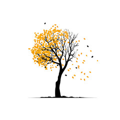 A vibrant abstract composition, clustered, with yellow and black shapes on black background