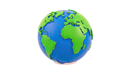 Stylized Globe of Earth