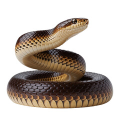Fototapeta premium King Cobra Snake Isolated on Transparent Background PNG