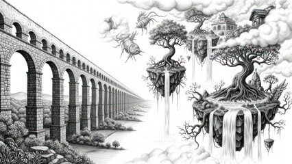 Fantasy aqueduct