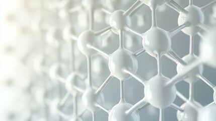 Abstract Molecular Structure Visualization with Nano Technology for Medical Innovations and Research