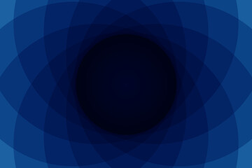 Dark blue circular pattern, modern abstract background for various design projects. Ideal for digital art or print media applications.