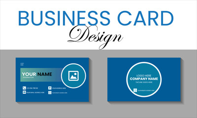 Obraz premium business card.,Business card design clean professional business card template Business card design set template for company corporate style orange color Vector illustration